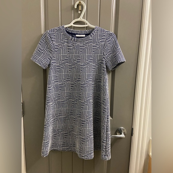 Zara, Cute dress. Size small, Navy blue & white, Mini length. - Picture 5 of 5